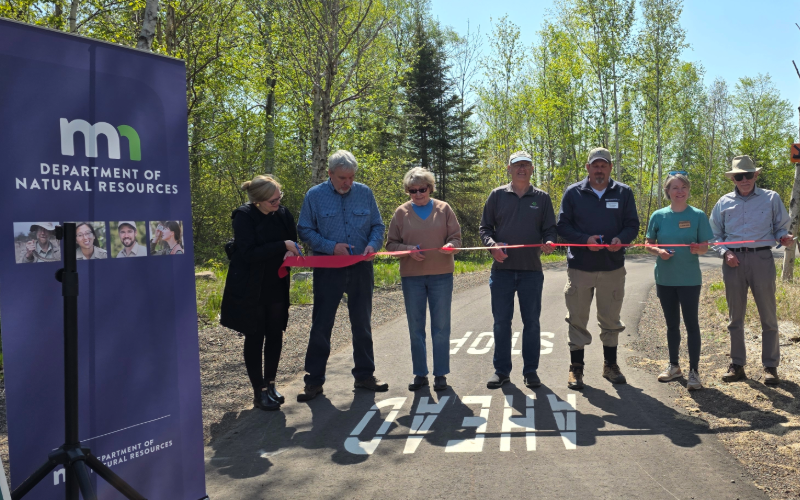 Gitchi-Gami State Trail ribbon cutting ceremony