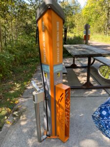 bike repair station at Gooseberry Falls State Park